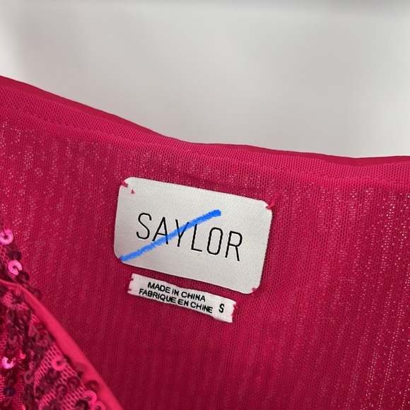 SAYLOR Brinkley TOP in Fuchsia - Picture 9 of 9